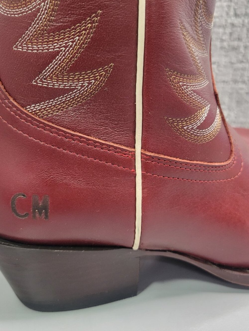 Tecovas The Annie Women's Size US 10B Scarlet Cowhide Cowgirl Boots. - Picture 11 of 11